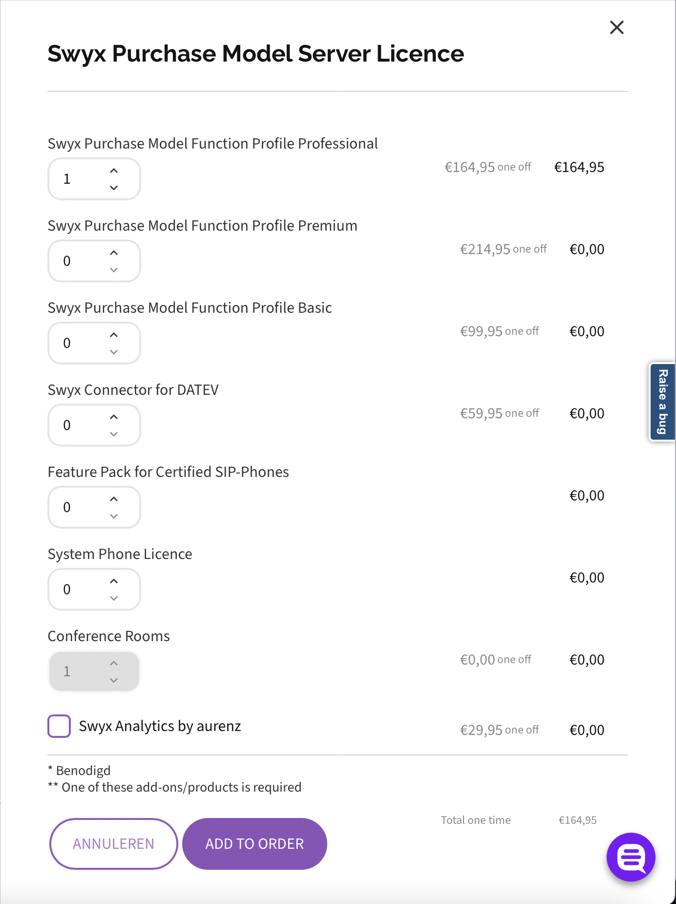 Required products with same multiplier